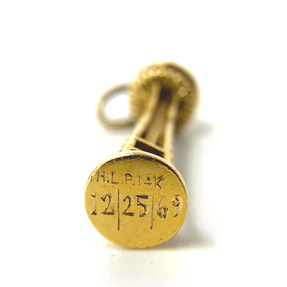 Vintage 14K Gold Seattle Space Needle Charm/Pendant