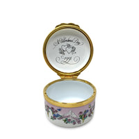 Halcyon Days "St. Valentine's Day 1991" Enameled Trinket Box