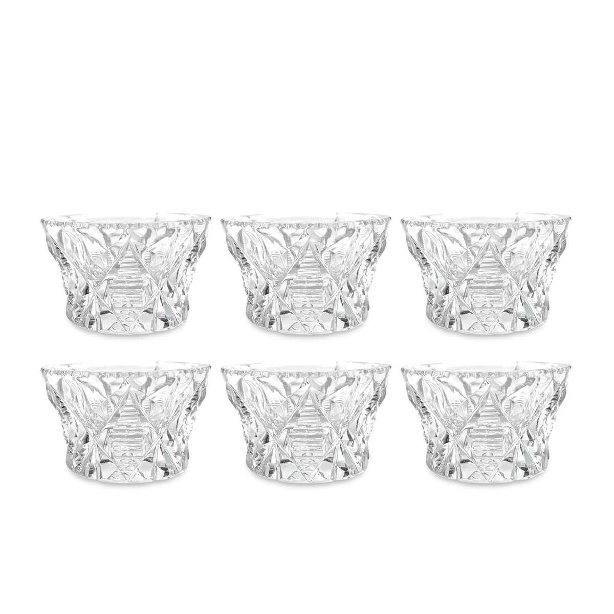 Hawkes Cut Crystal Salt Cellars (6)