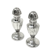 L&H Delux Sterling Silver Monogrammed Salt & Pepper Shakers