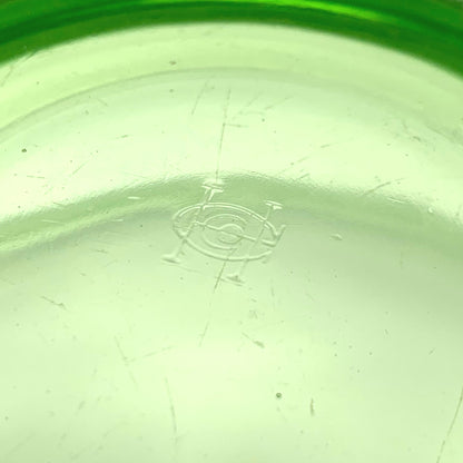 Hemingray Glass Co. Vaseline Uranium Glass Mixing Bowl
