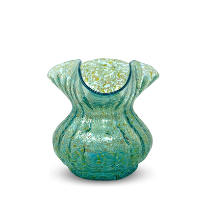 Antique Dugan Art Glass Venetian Style Frit Glass Vase