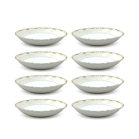 Harmony House "Royal Baroque" Coupe Cereal/ Soup Bowls (8)