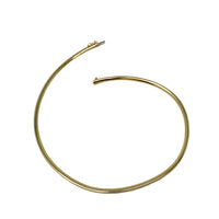 14K Gold 4mm 16” Omega Style Necklace (21g)