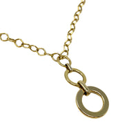 14K Gold Italian Triple Ring Drop 16" Necklace (7.8g)