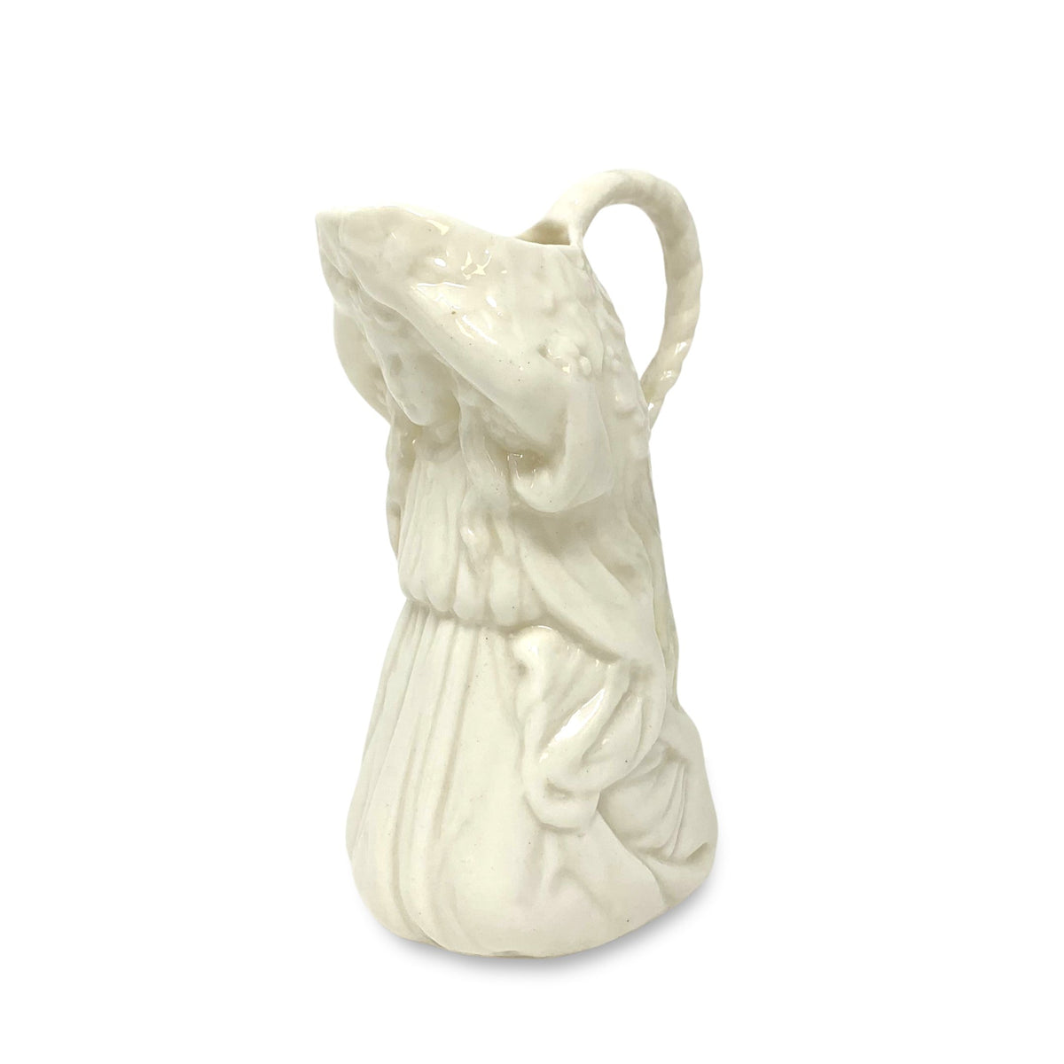 Belleek Undine Cream Pitcher (No Luster)(3rd Mark, 1926-1946)