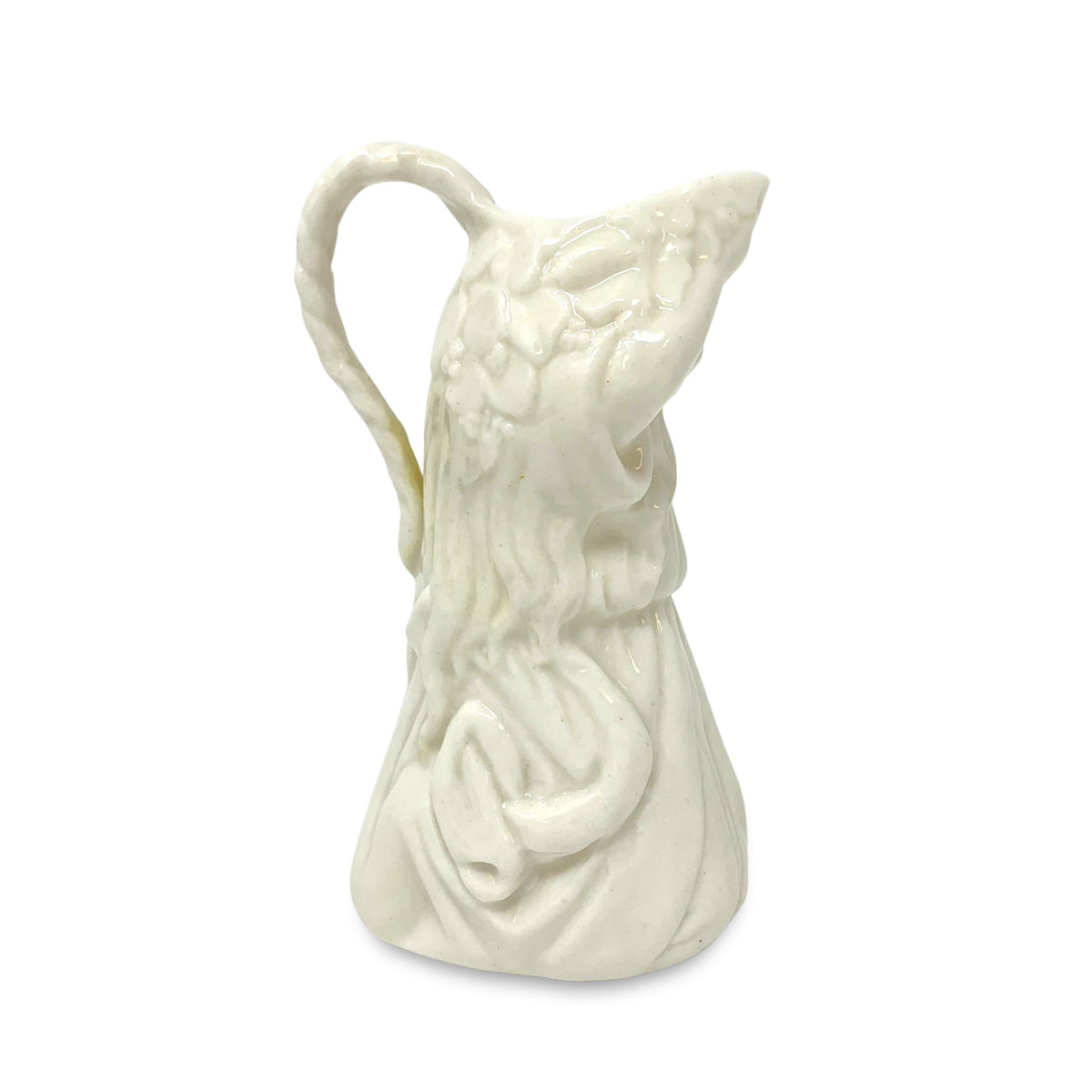 Belleek Undine Cream Pitcher (No Luster)(3rd Mark, 1926-1946)