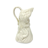 Belleek Undine Cream Pitcher (No Luster)(3rd Mark, 1926-1946)