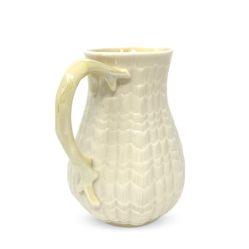 Belleek "Tridacna" 18oz Milk Pitcher (6th Mark)