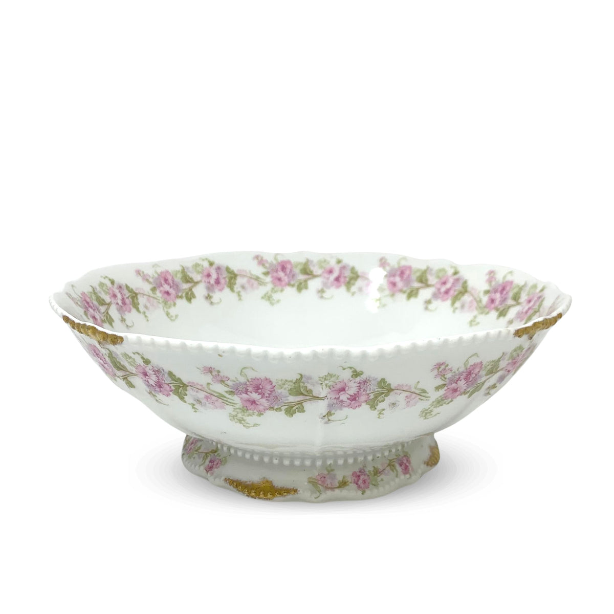 Bawo & Dotter (Elite Works) Limoges, France 9"Footed Bowl BWD178