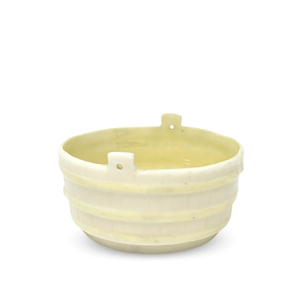 Belleek Ireland "Aberdeen" Open Butter Tub (2nd Mark)