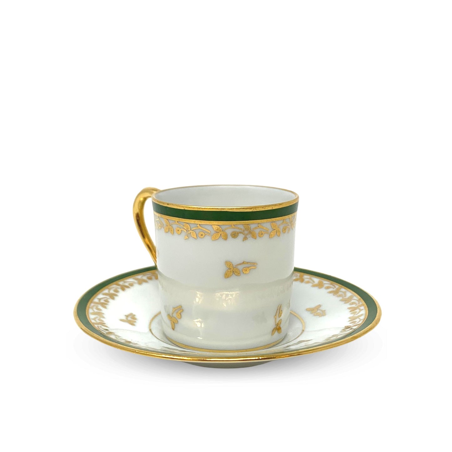 Fontanille & Marraud Limoges Napoleon Espresso Cup and Saucer