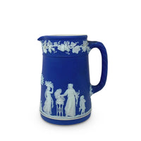 Wedgwood Jasperware Dark Blue Medium Trojan Jug/Pitcher