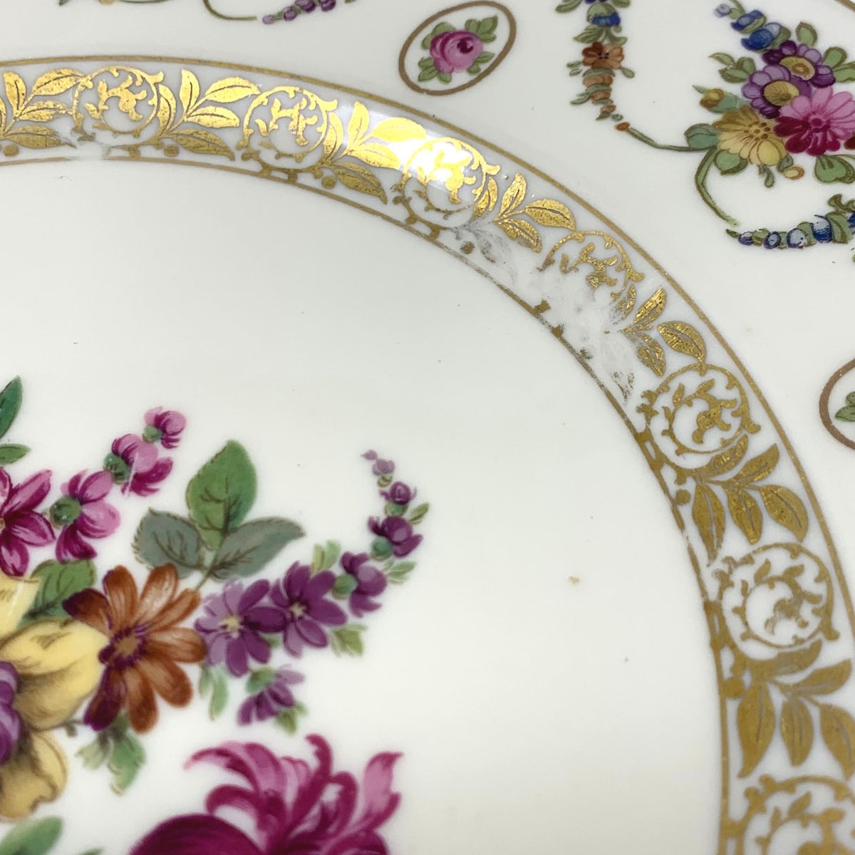 Crown Bavaria V Schuman Floral Cabinet Plate (53 Mark)