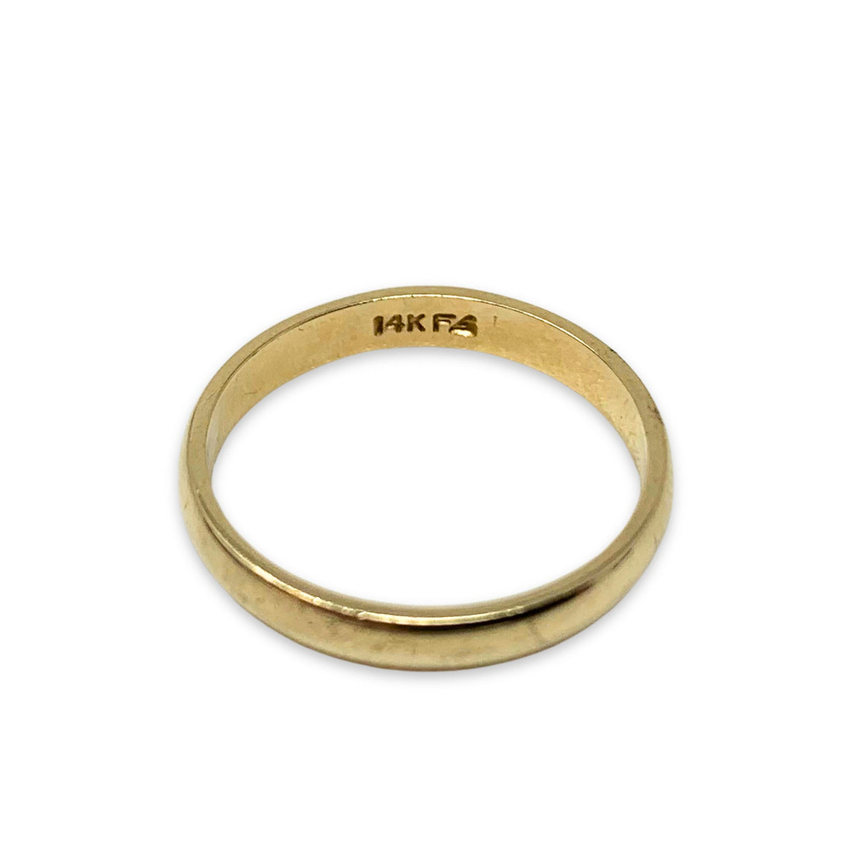 14K Gold 2.9mm Ladies Wedding Band - Size 5.75