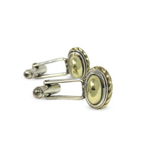 David Yurman 14K Gold & Sterling Classic Cable Cufflinks