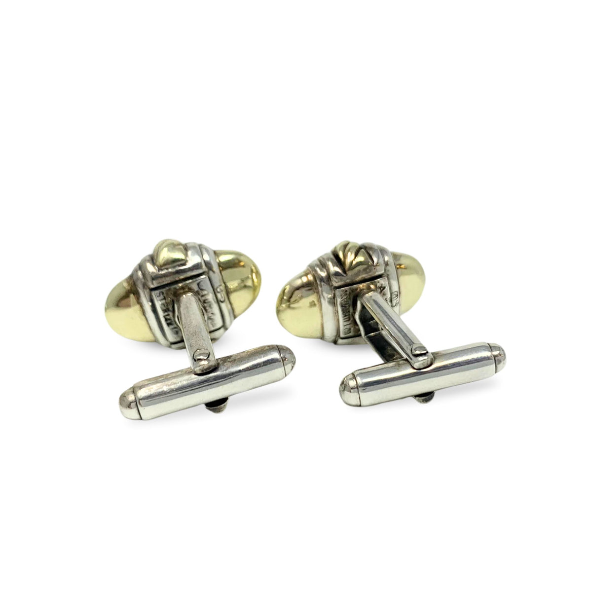 David Yurman 14K Gold & Sterling Classic Cable Cufflinks