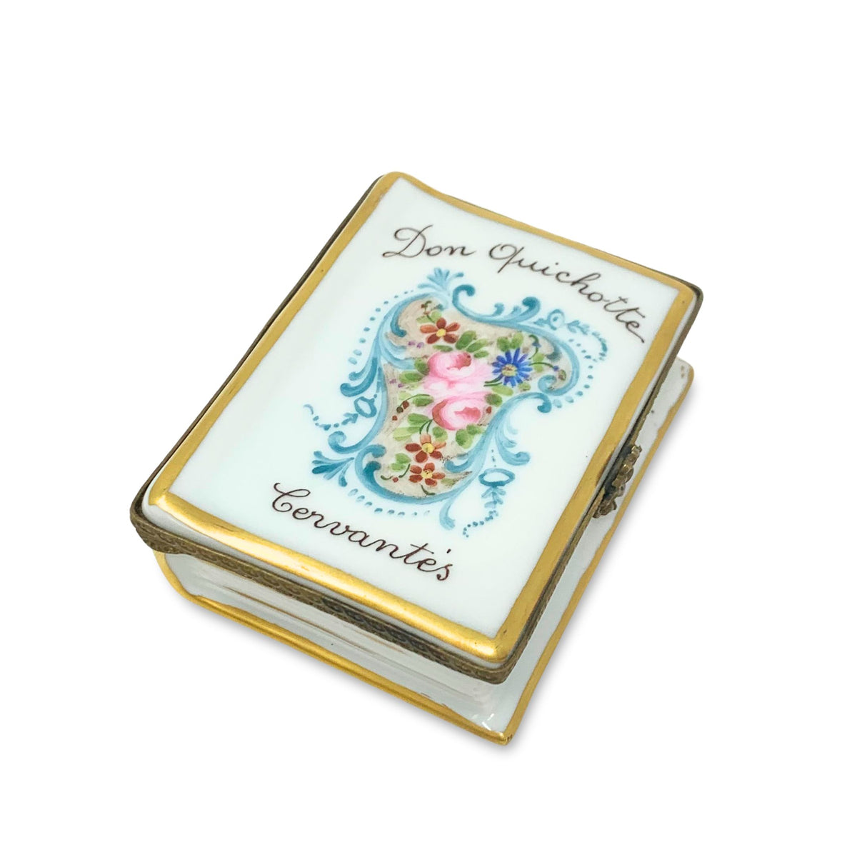 Don Quichotte (Don Quixote) Limoges Trinket Box