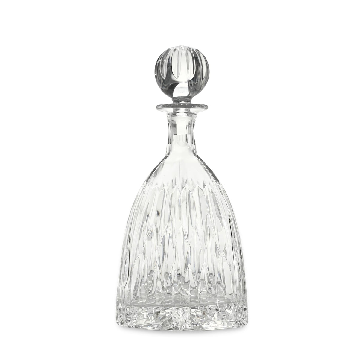 Vintage Triangular Cut Crystal Decanter