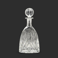 Vintage Triangular Cut Crystal Decanter