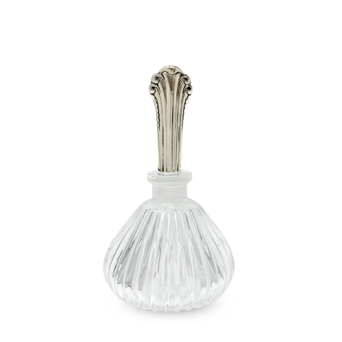 Towle Sterling & Crystal Silver Plume Perfume Bottle