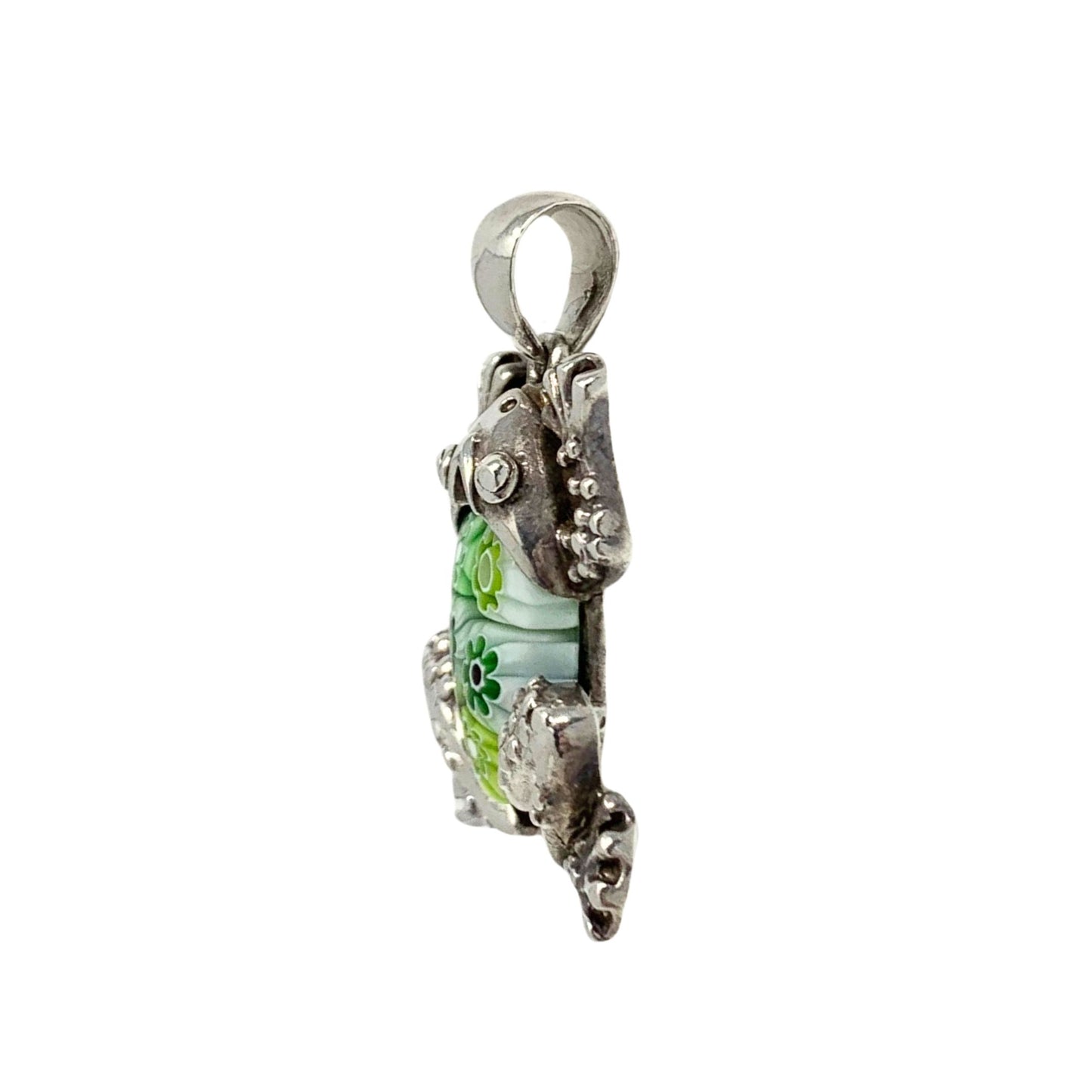 Alan K Millefiori & Sterling Frog Pendant