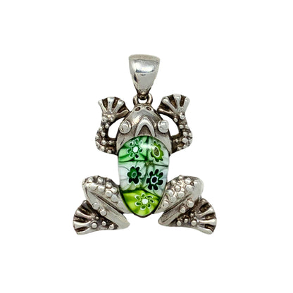 Alan K Millefiori & Sterling Frog Pendant