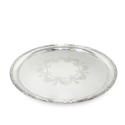 Sheffield England Silver Plated Revolving Tray/Lazy Susan