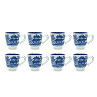 Mottahedeh Blue Canton Demitasse Cups (8)