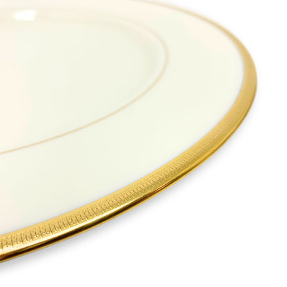 Lenox "Tuxedo" (Gold Backstamp) Dinner Plates (7)