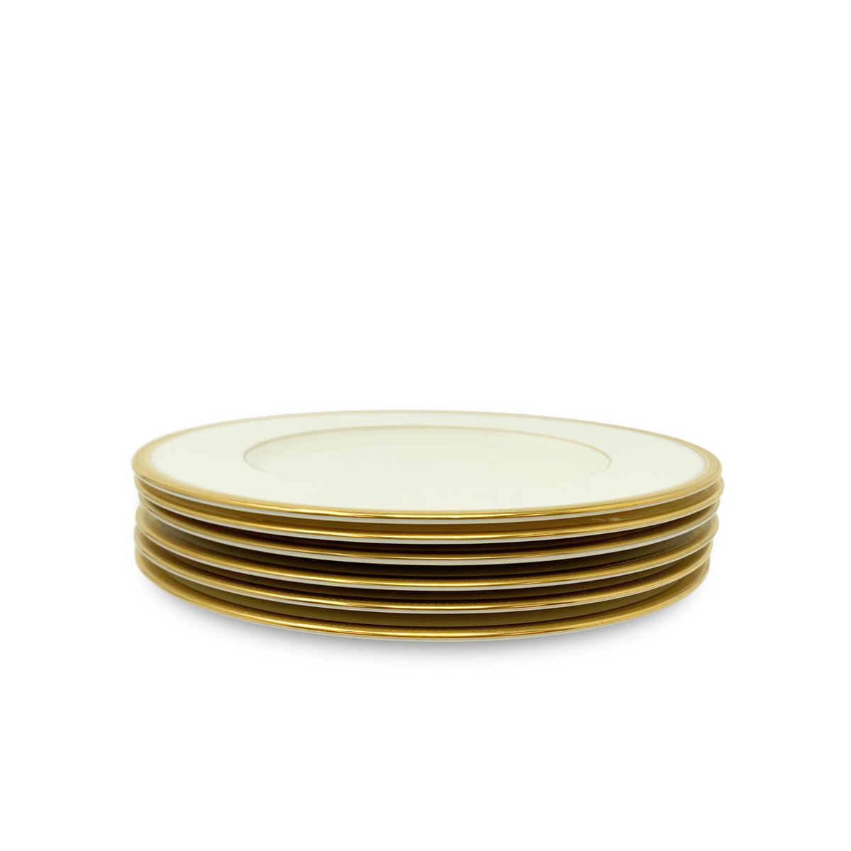 Lenox "Tuxedo" (Gold Backstamp) Salad Plates (6)