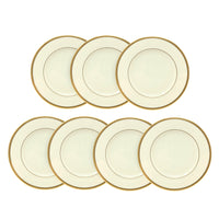 Lenox "Tuxedo" (Gold Backstamp) Salad Plates (7)