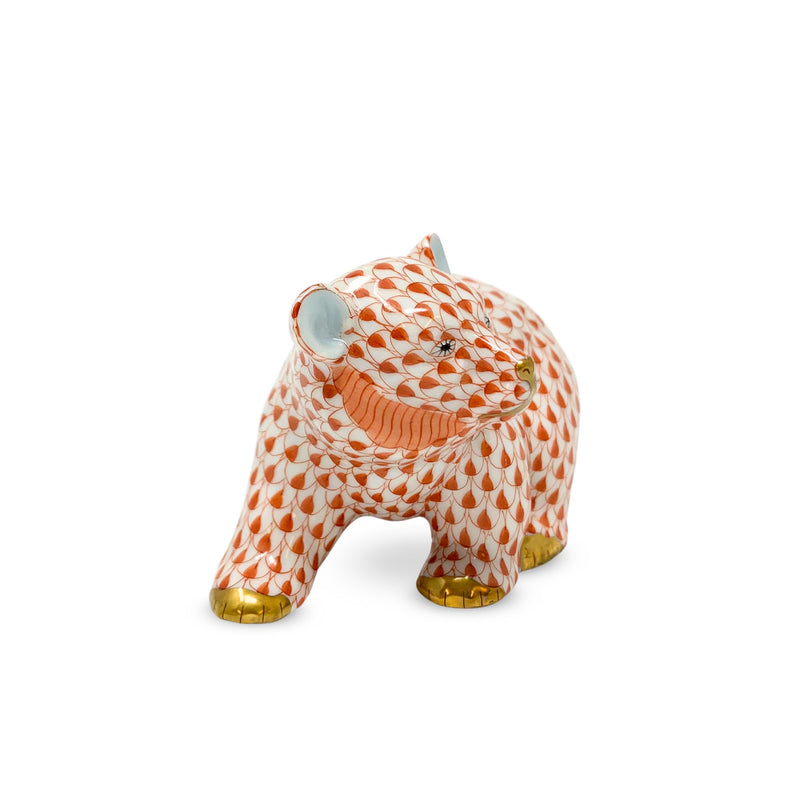 Herend Porcelain Baby Bear Walking