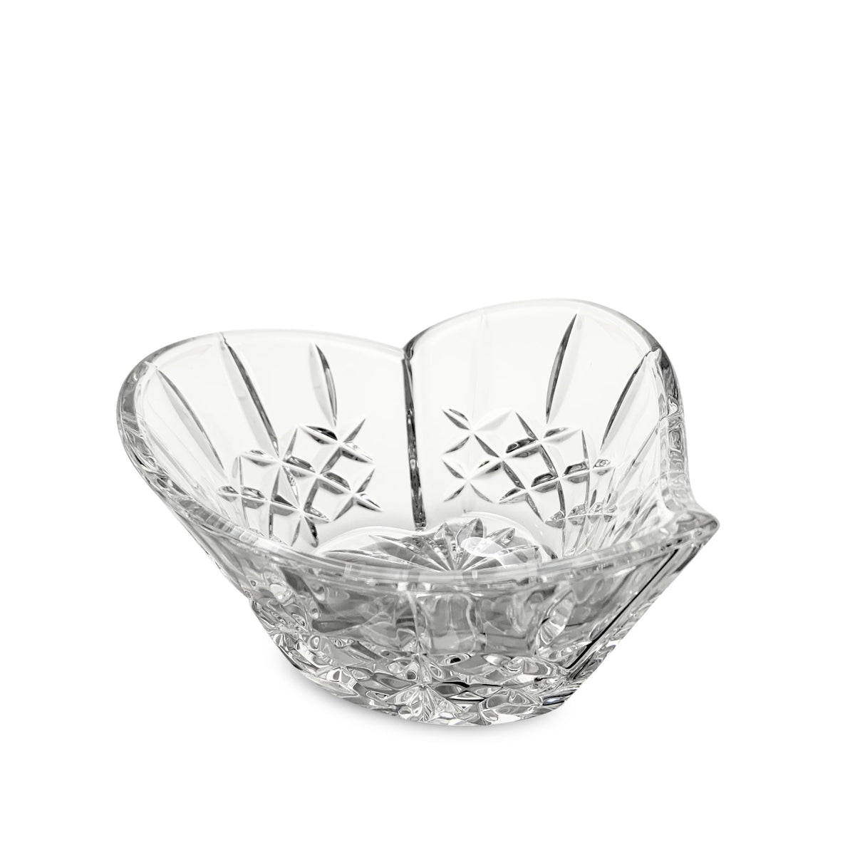 Waterford "Lismore" Heart Shaped 6" Crystal Bowl