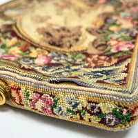 Edwardian Petit Point Tapestry Purse