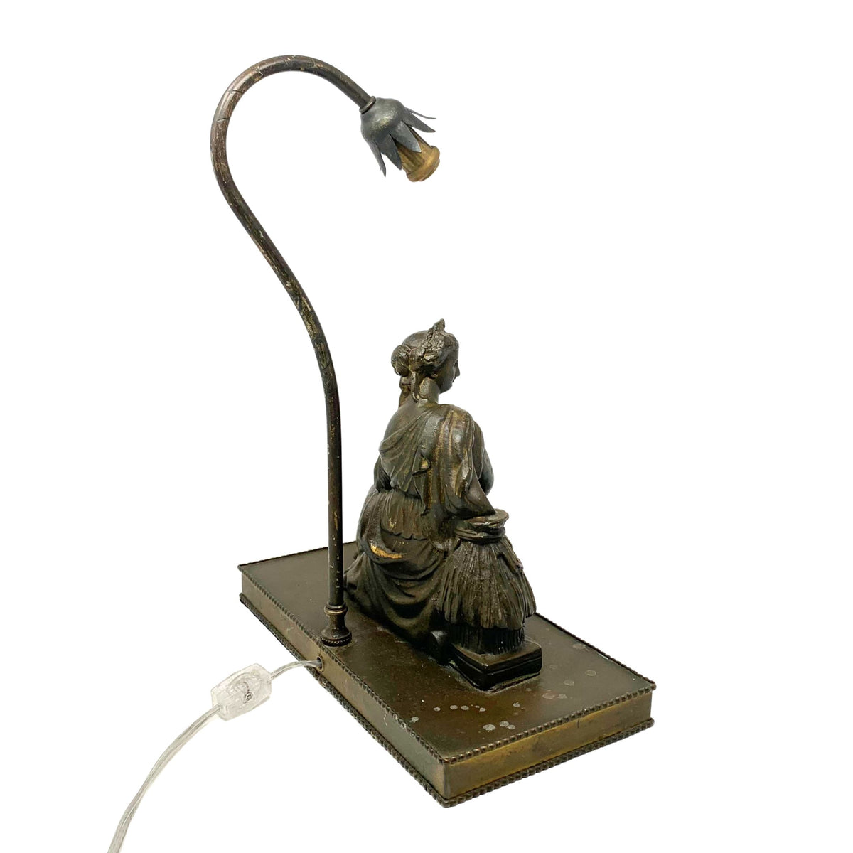 Greek Goddess Demeter Early 20th Century Lamp