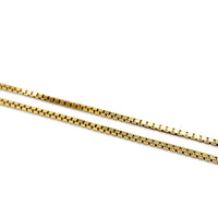 Italian 18K Gold 23" 1.6mm Box Chain