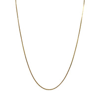 Italian 18K Gold 23" 1.6mm Box Chain