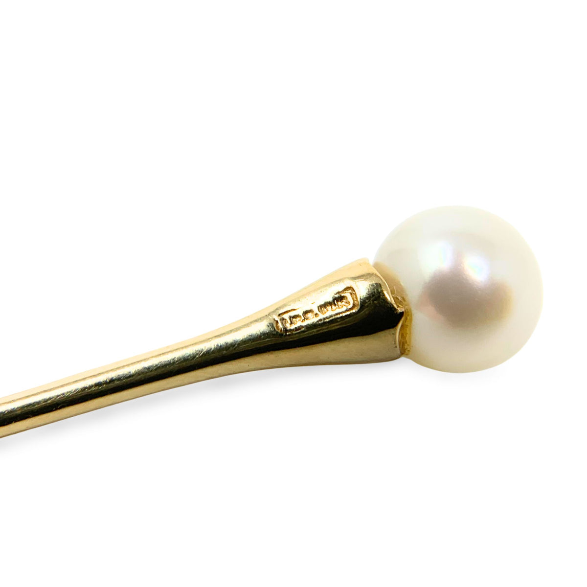 14K Gold Pearl Drop Pendant