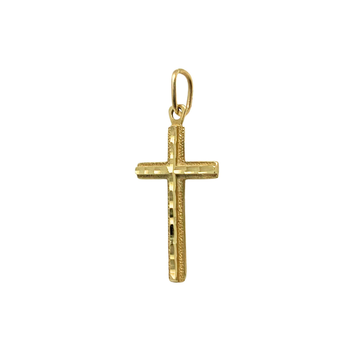 14K Gold Cross Pendant