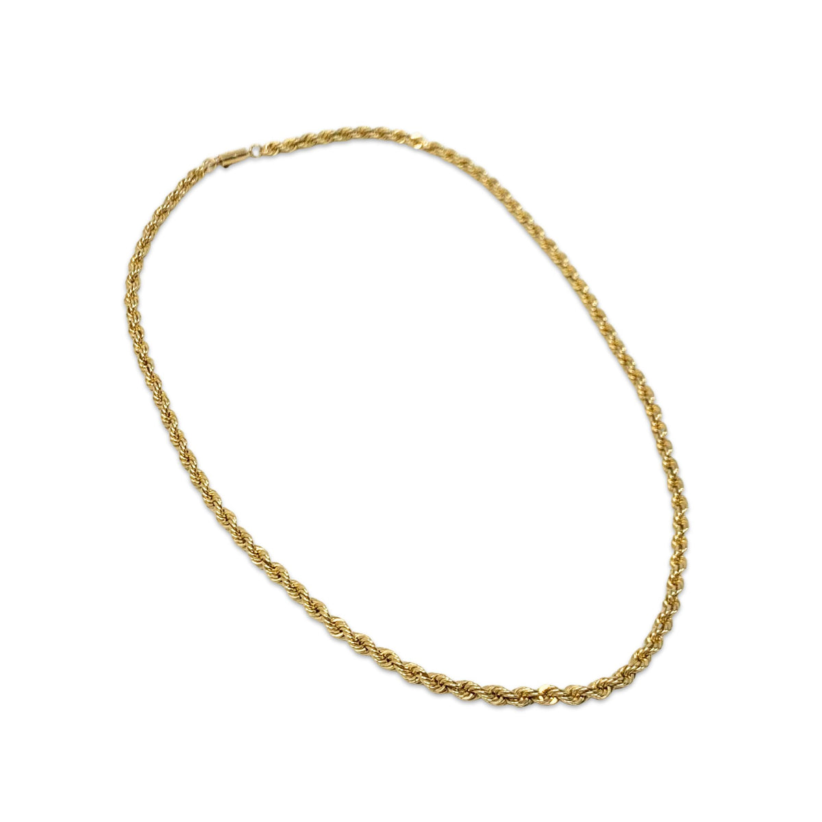 14K Gold 18" Rope Necklace