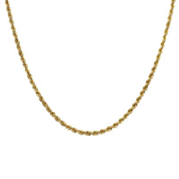 14K Gold 18" Rope Necklace