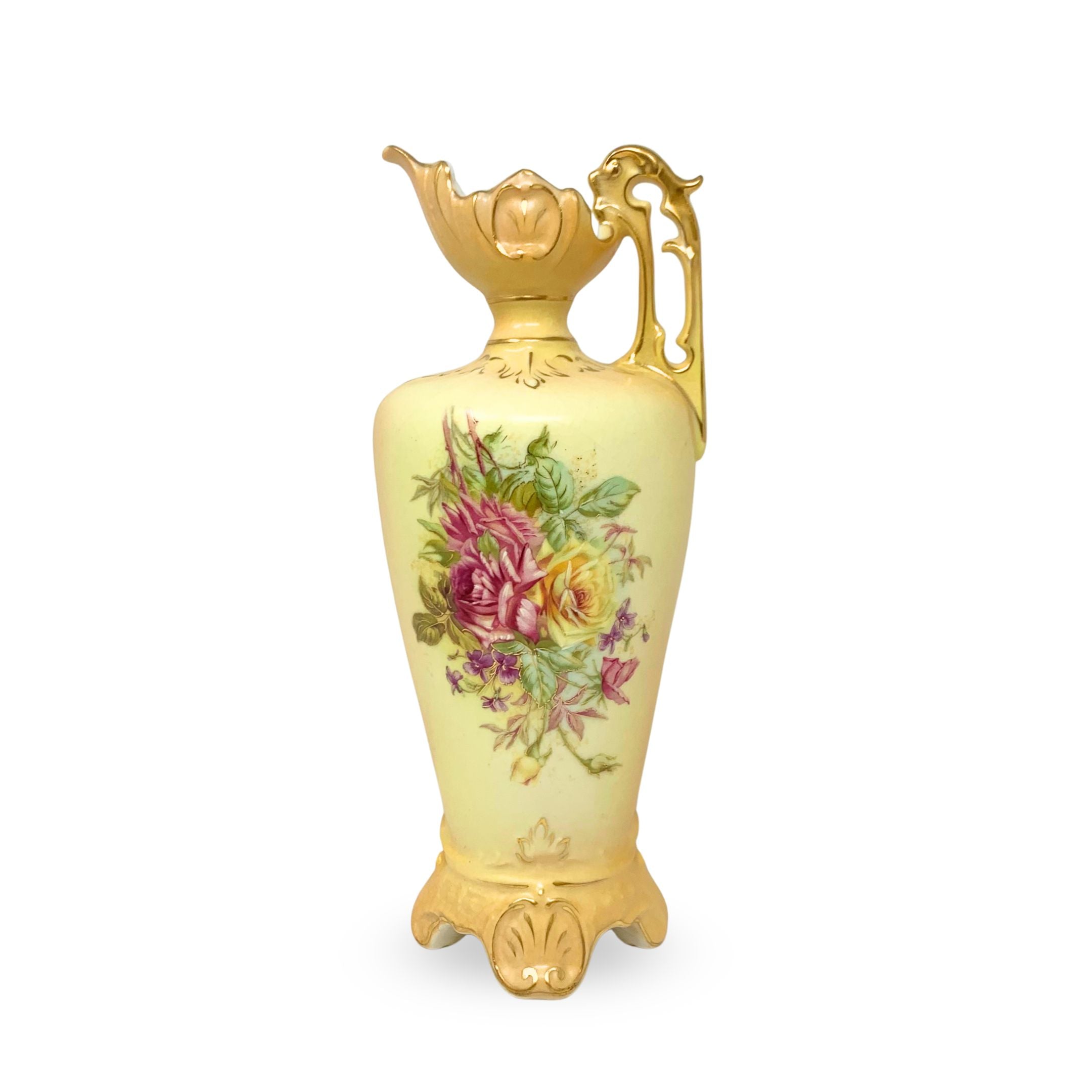 19th Cent Robert Hanke Austrian Royal Wettina Porcelain Ewer