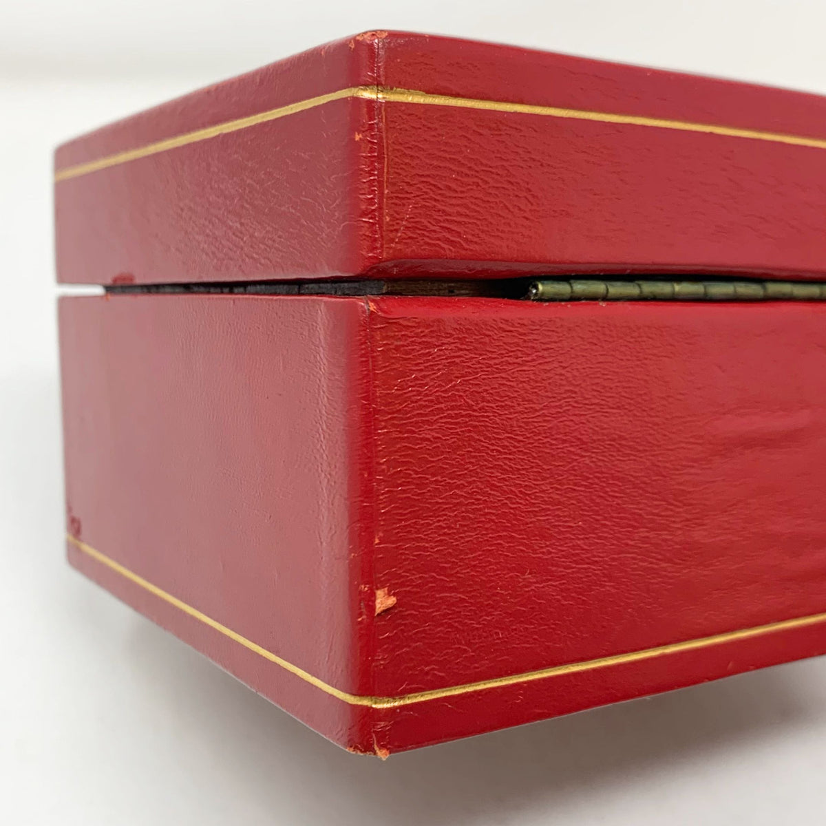 Italian Leather & Wood Playing Card Box