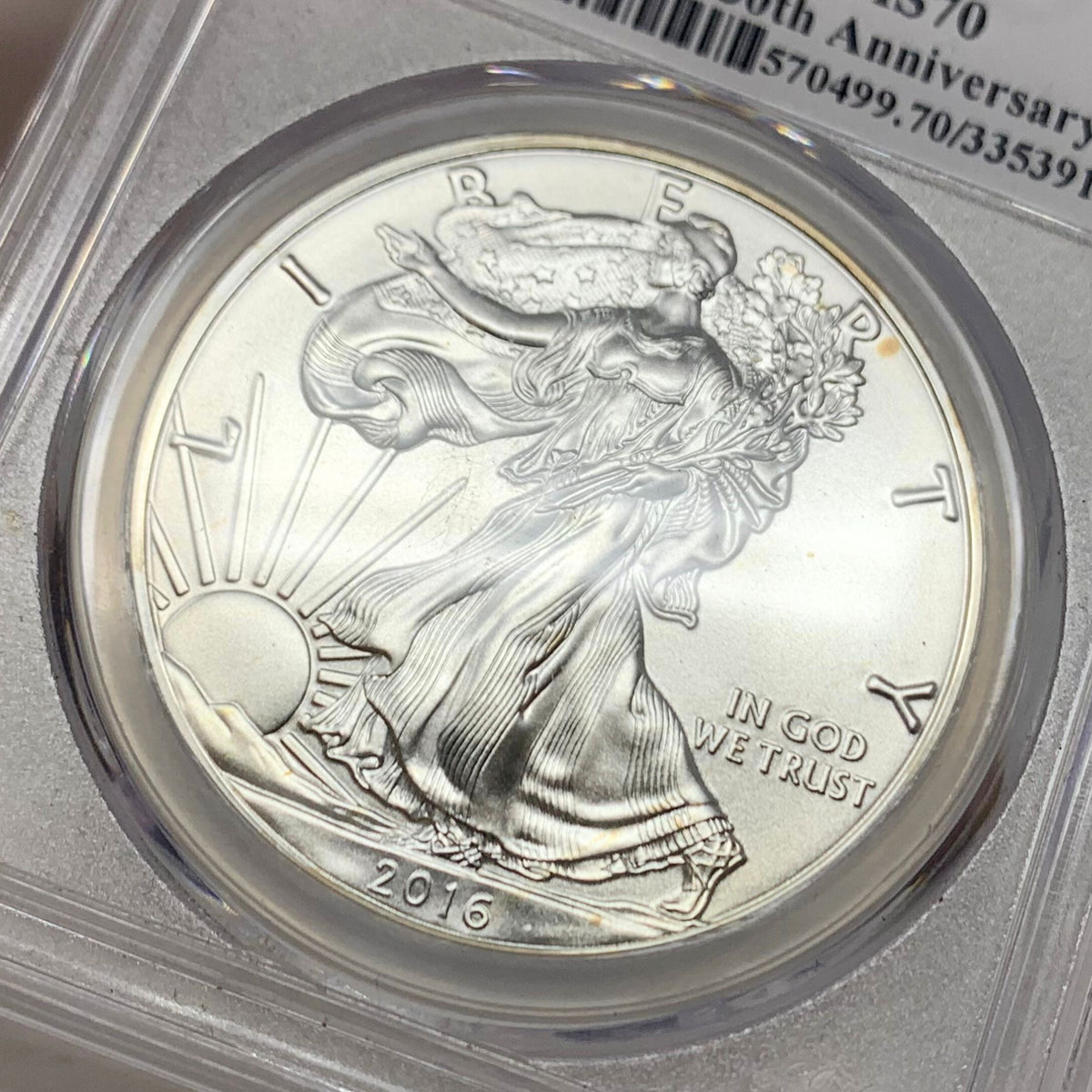 2016-W PCGS MS70 Silver Eagle *The West Point Mint* 30th Ann. First Strike