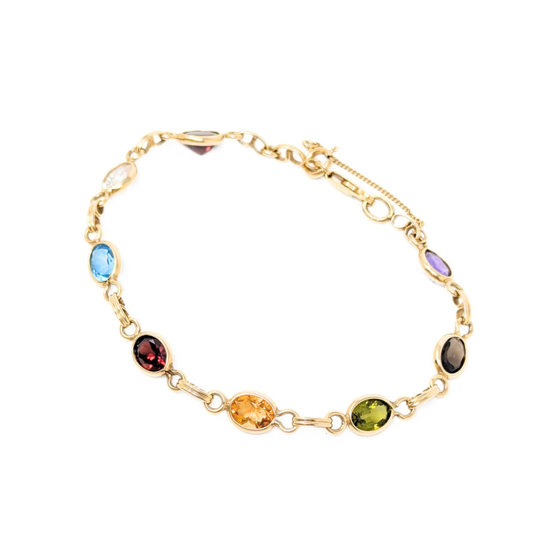 Van Dell 14K Gold & Semi-Precious Stone 8" Bracelet