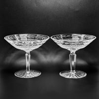 Waterford "Glandore" Pair of 5.25" Crystal Compotes