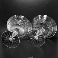 Waterford "Glandore" Pair of 5.25" Crystal Compotes