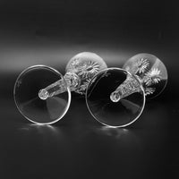 Waterford Crystal Millennium "Health" Pair of Champagne Toasting Flutes