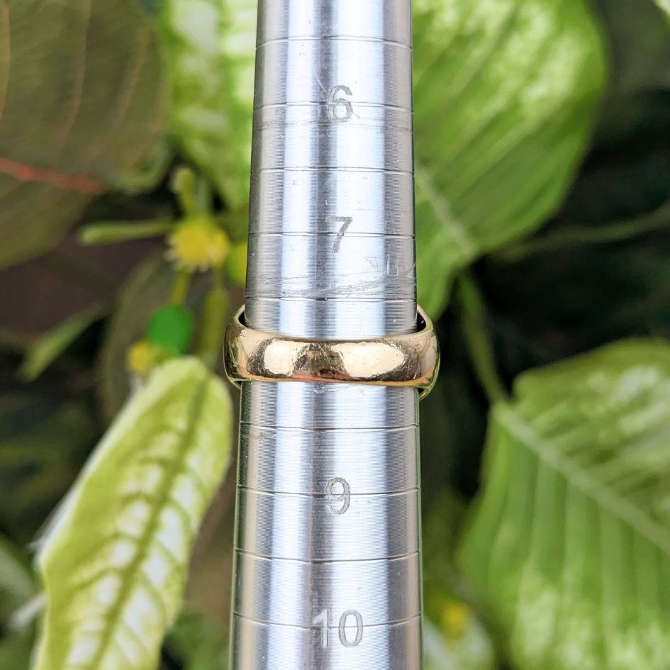 10K Gold Vintage Masonic Men's Ring - Size 8